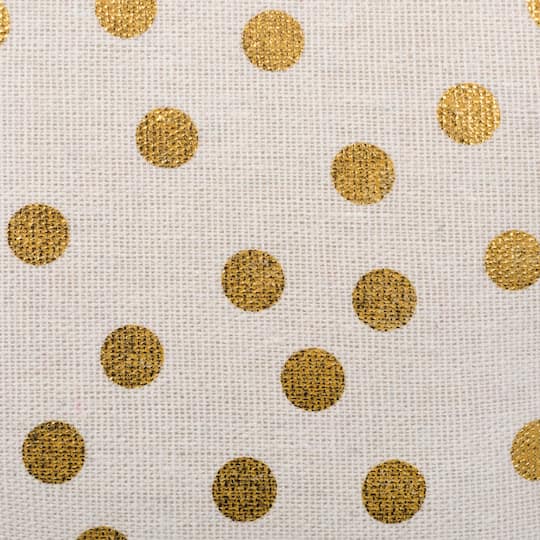 DII® 15" Round Dots Fabric Bin